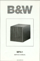 Bowers & Wilkins MPA1-Service-manual-ADNA